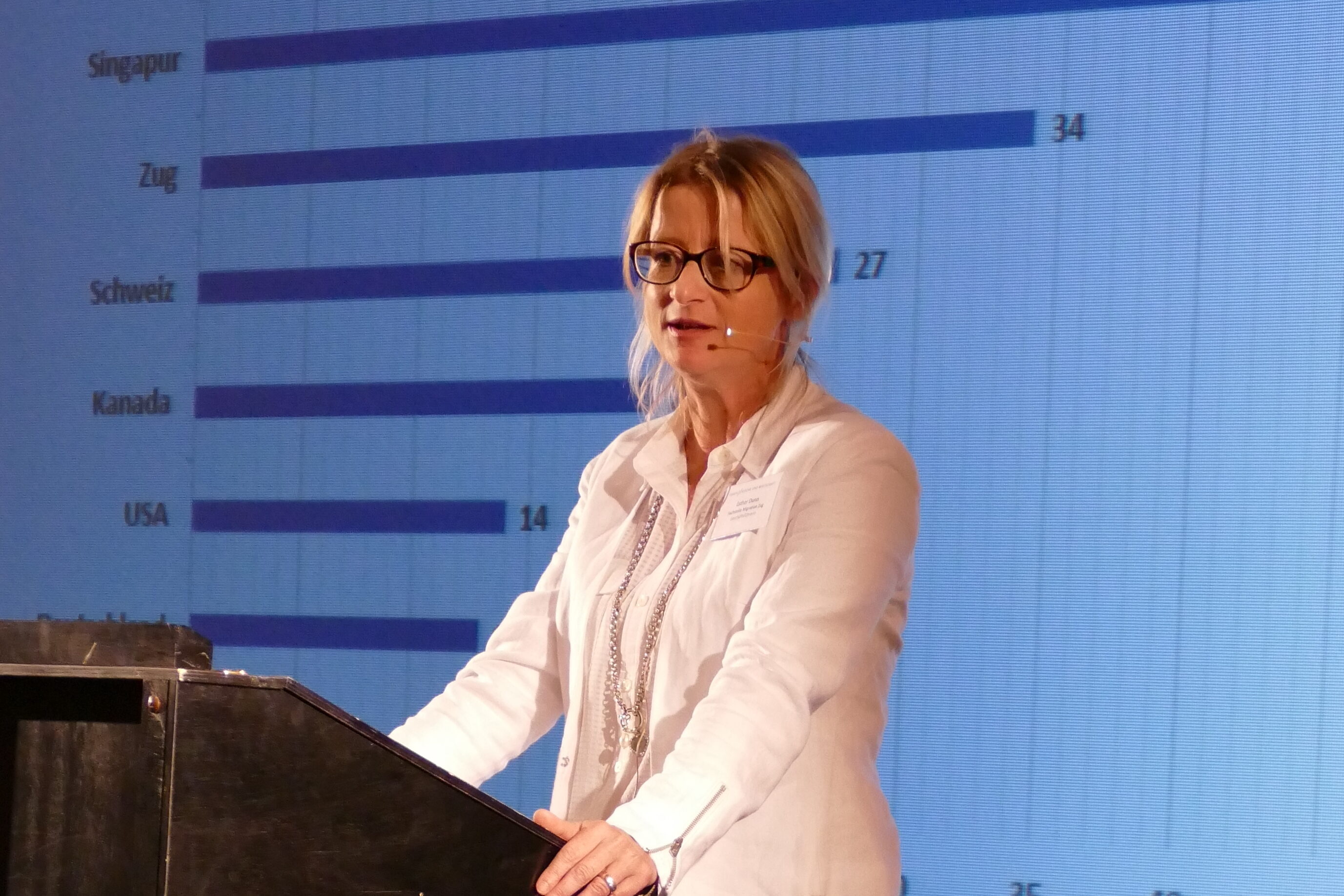 Esther Dunn, Leiterin der Fachstelle Migration Zug