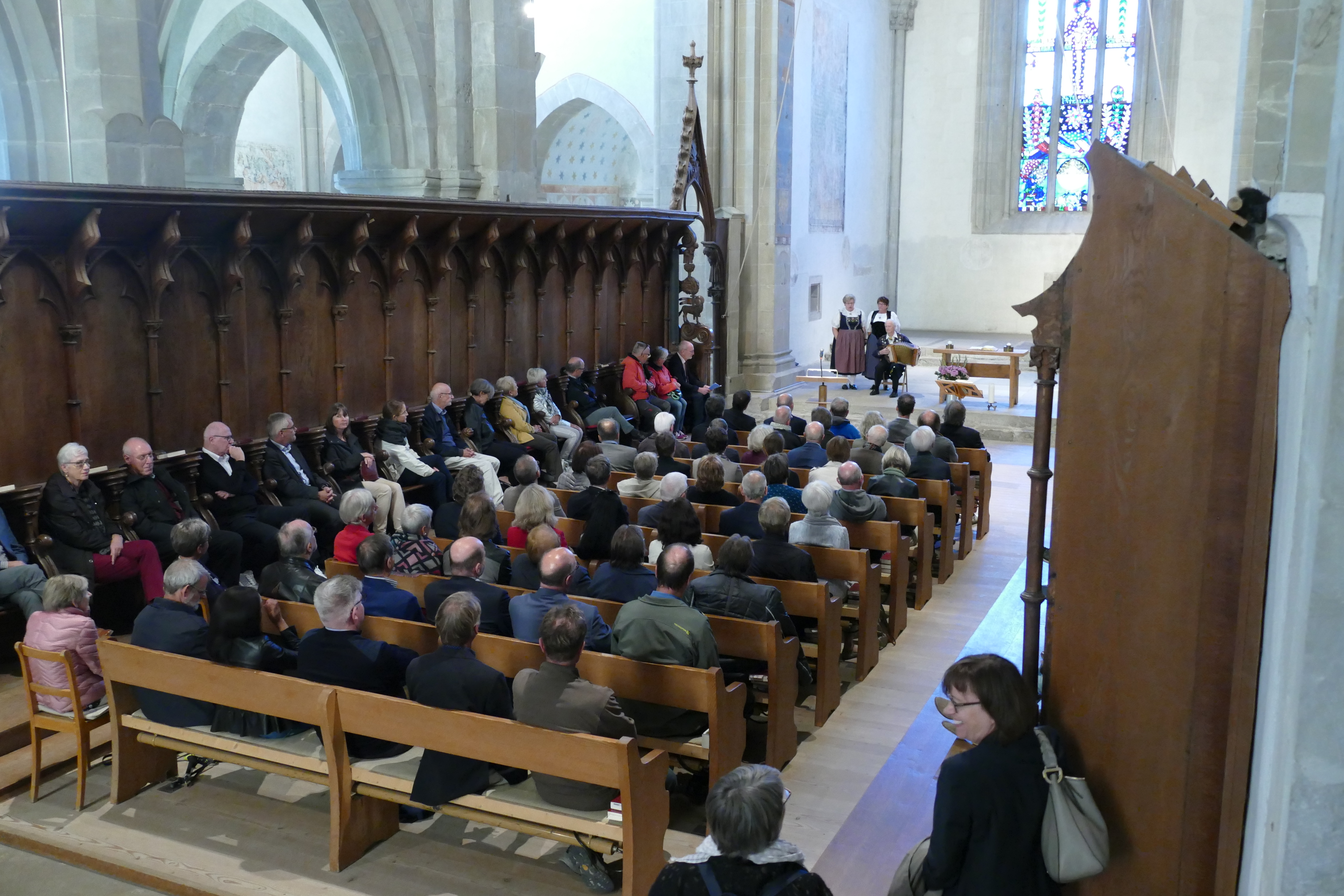 Einstimmung in der Klosterkirche Kappel