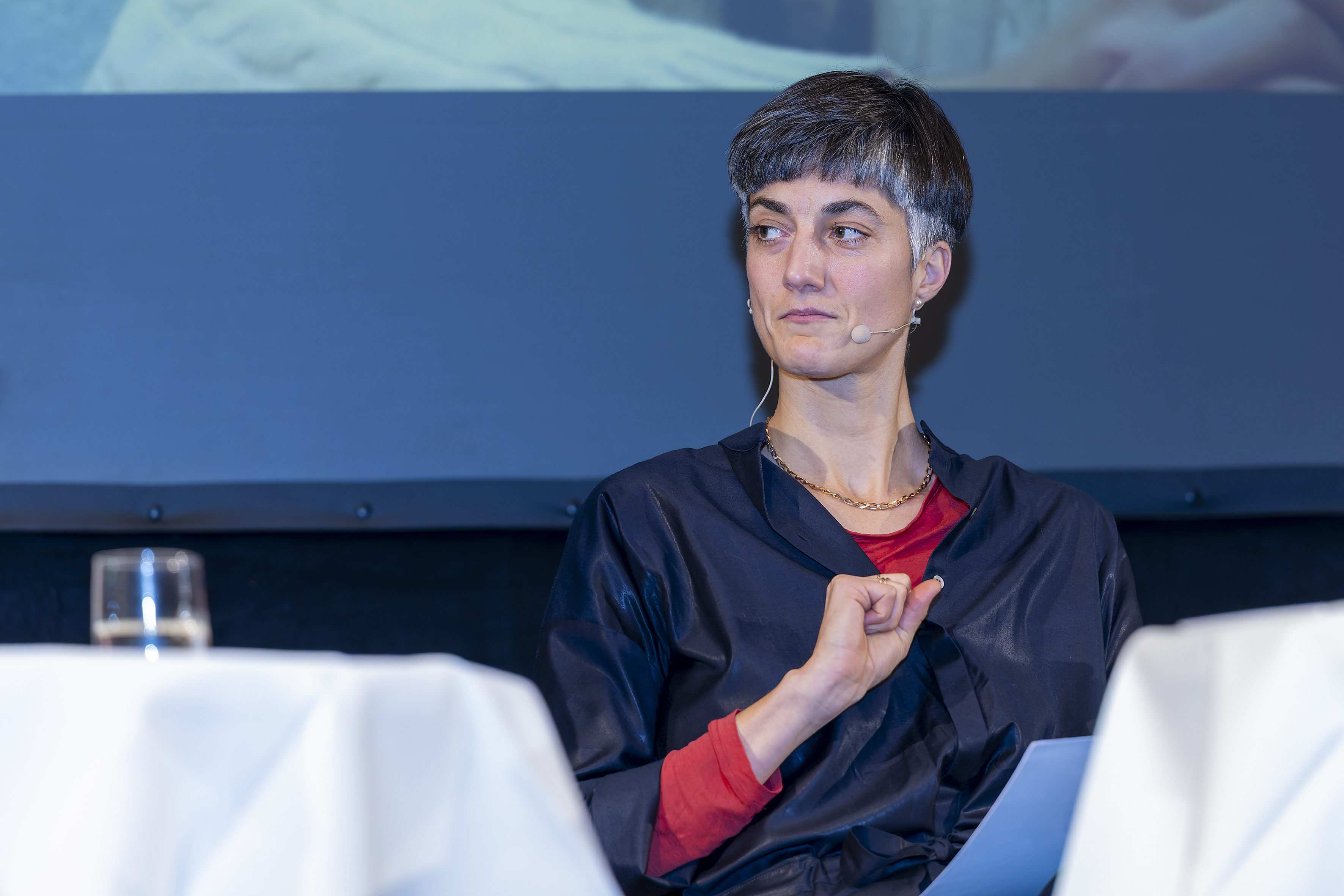 Moderatorin Léa Burger, SRF